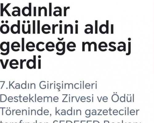 Kadın Girişimciliğini Desteklemeye Devam Ediyoruz!