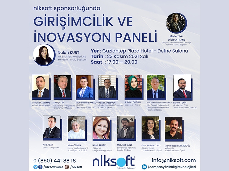 nlksoft Sponsorluğunda Girişimcilik ve İnovasyon Paneli Düzenliyoruz