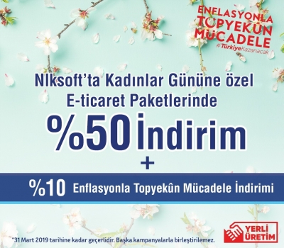 Nlksoft 8 Mart Kadınlar Gününe Özel Kampanya