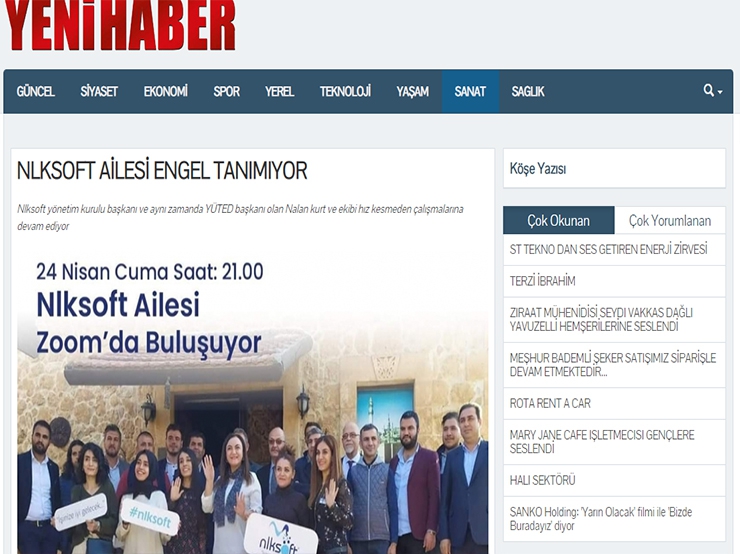 Nlksoft Ailesi Engel Tanımıyor - Yeni Haber