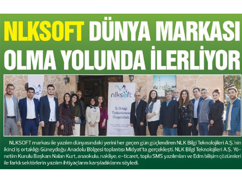 nlksoft Dünya Markası Olma Yolunda İlerliyor - Güneş Gazetesi