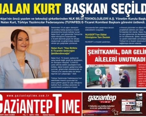 Gaziantep Time Gazetesinde Yer Aldık