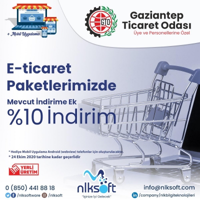 E-Ticaret Paketlerimizde Mevcut İndirime Ek %10 İndirim!