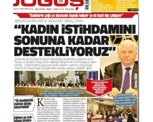 Kadın İstihadamını Sonuna Kadar Destekliyoruz.DOĞUŞ GAZETESİ