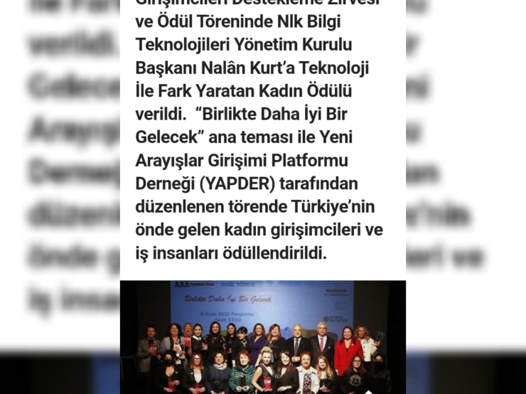 Başarı ödül getirdi..